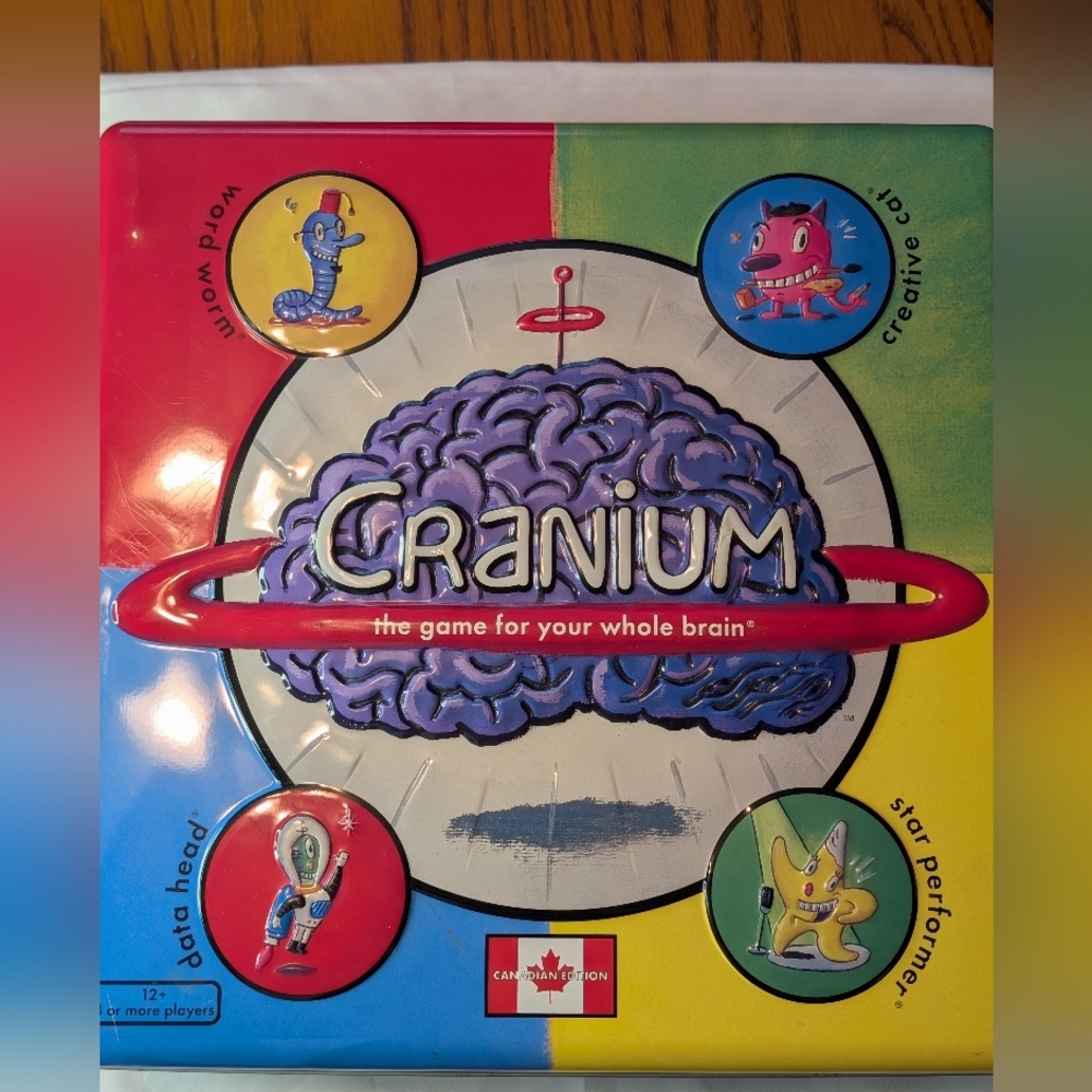 Cranium Board Game. Cnd. Edition Plus Collectible Tin.